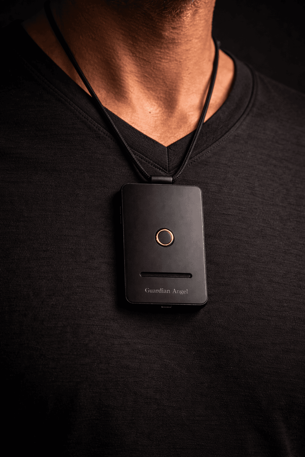 Guardian Angel worn outside shirt